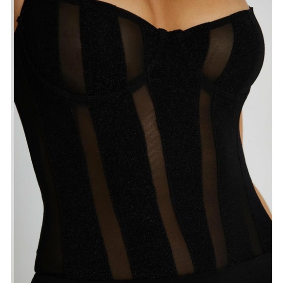 Meshki black maxi dress size S - Picture 4 of 5